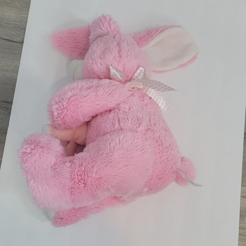 GOFFA Pink Mother Bunny with Baby Bunny Plush Toy